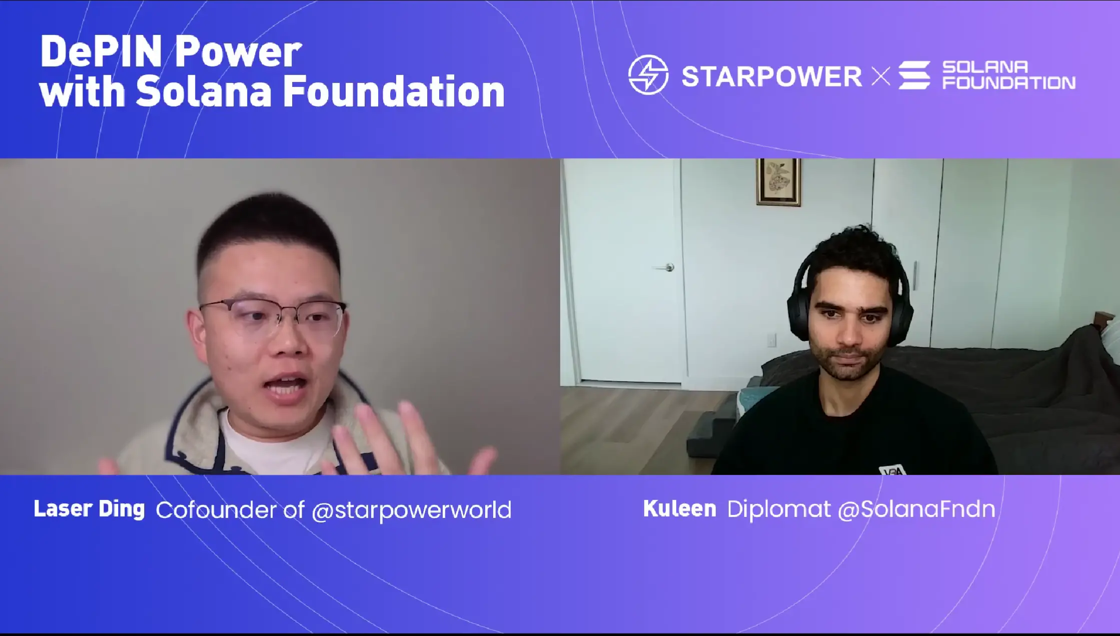 How DePIN Leads This Bull Market: Kuleen, DePIN Director of the Solana Foundation, in Conversation with Starpower Co-founder Laser