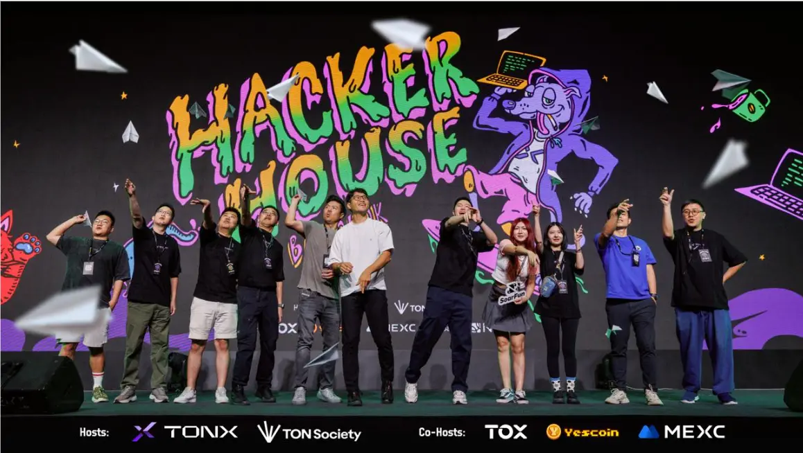 The TON Hacker House in Bangkok has successfully concluded, with TONX collaborating with 300 global developers to create 70 innovative projects