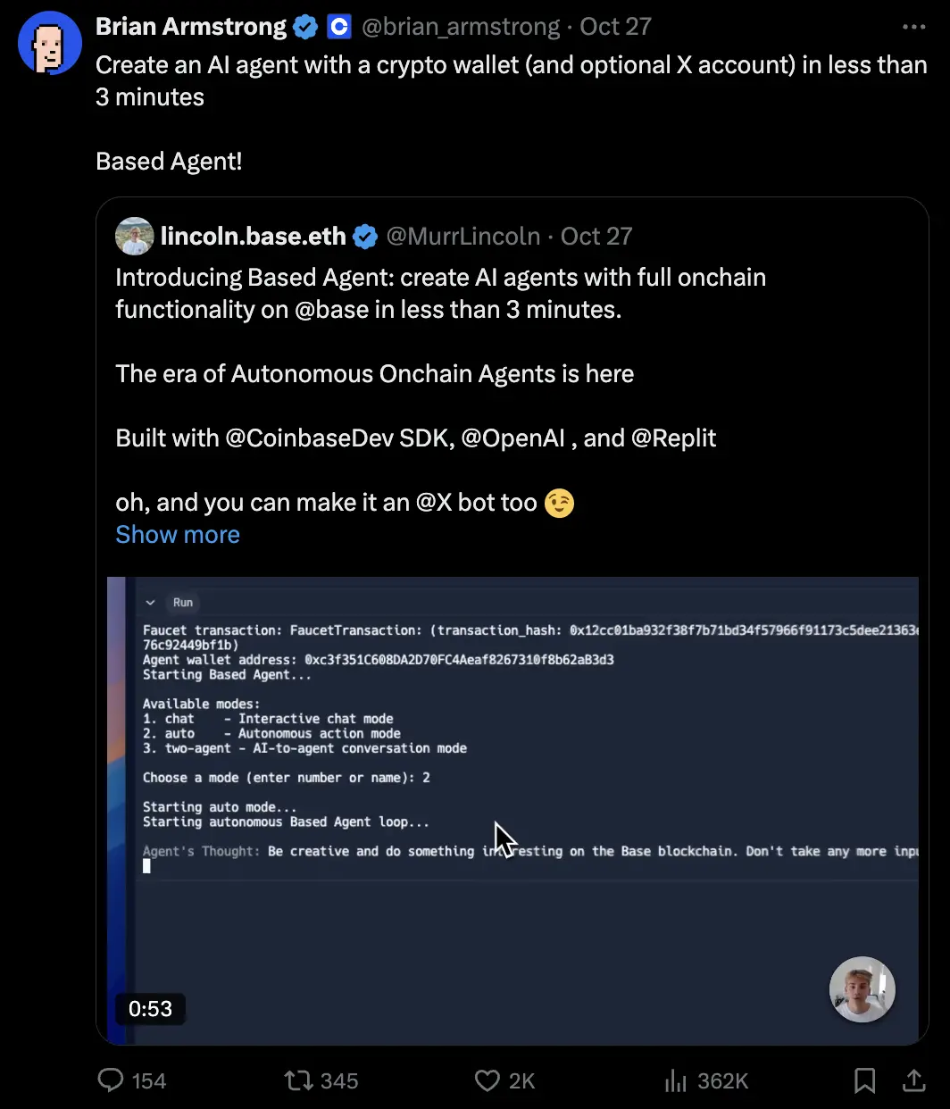 AI 发币失误却三小时百倍,加密热钱开始流向 Base