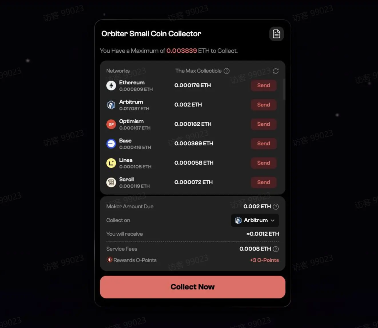 Orbiter Finance 推出零钱归集工具，可一键回收超小额资金