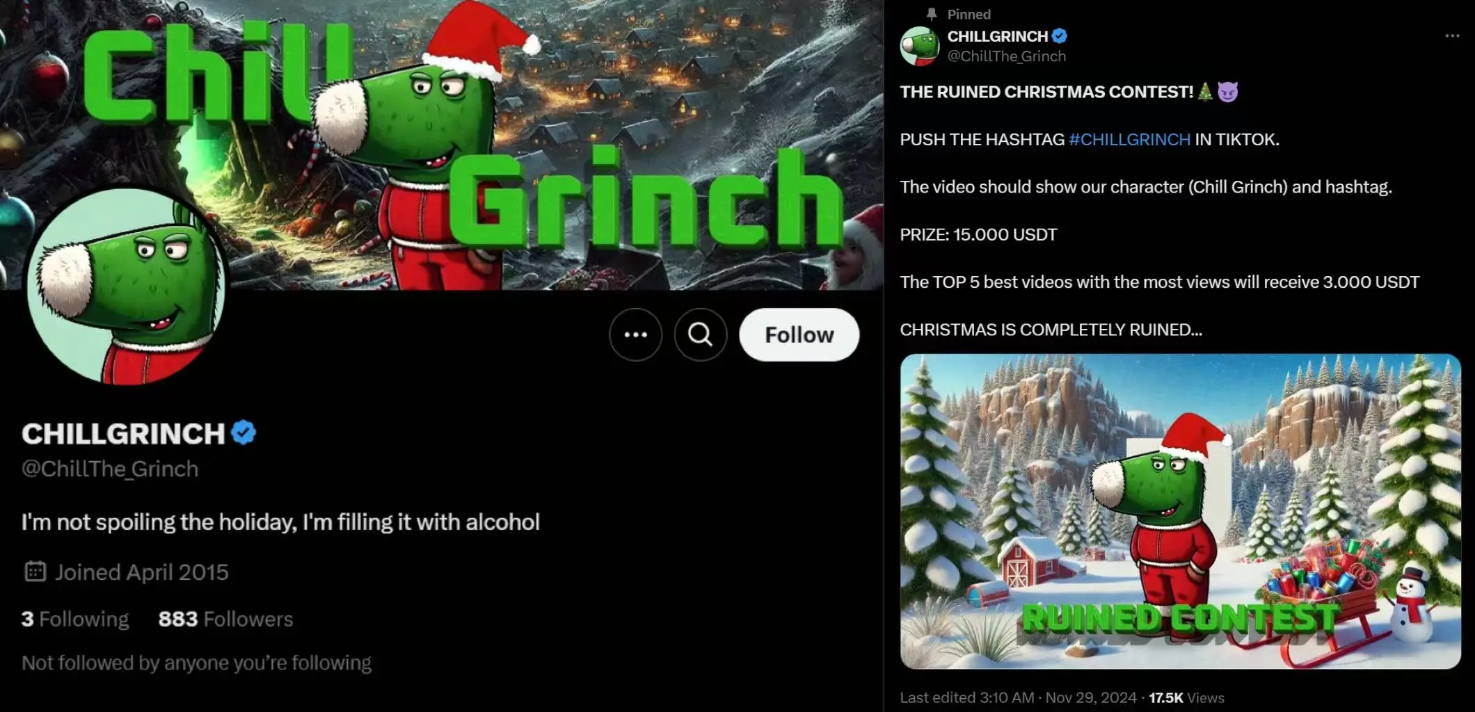 The entire Virtual system doubles, Christmas concept 