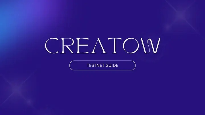 Kudo Money：Creatow 測試網已在 Aptos 上線