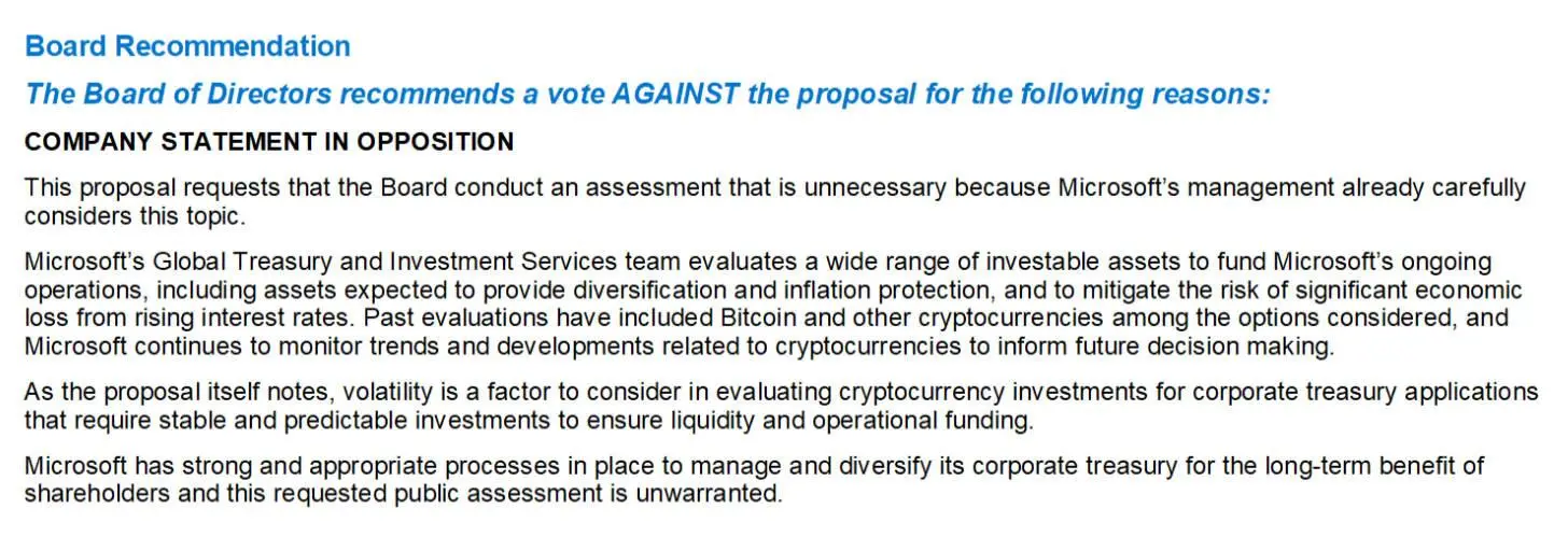 Amazon proposed to establish a Bitcoin treasury, Microsoft is about to vote on whether large companies will favor using Bitcoin to hedge against inflation?