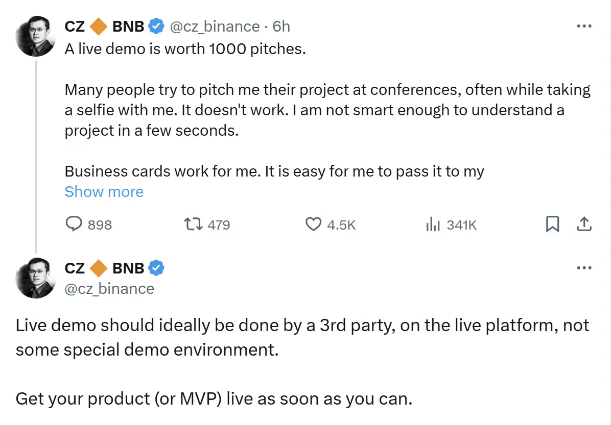 赵长鹏：项目团队应尽快上线产品，或是最小可行产品