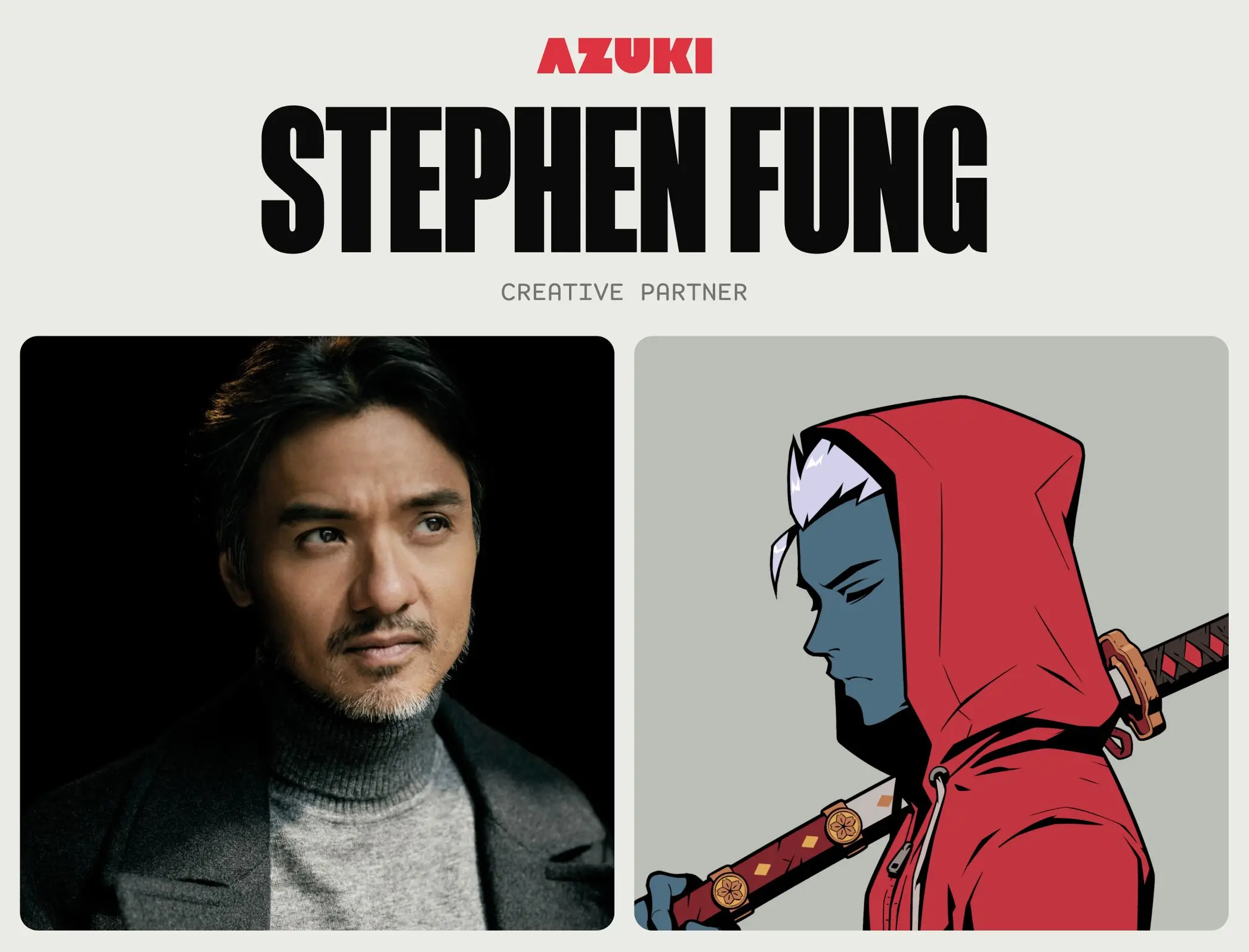 Azukiは香港の俳優フォン・タクランが新しいクリエイティブパートナーになったことを発表しました。