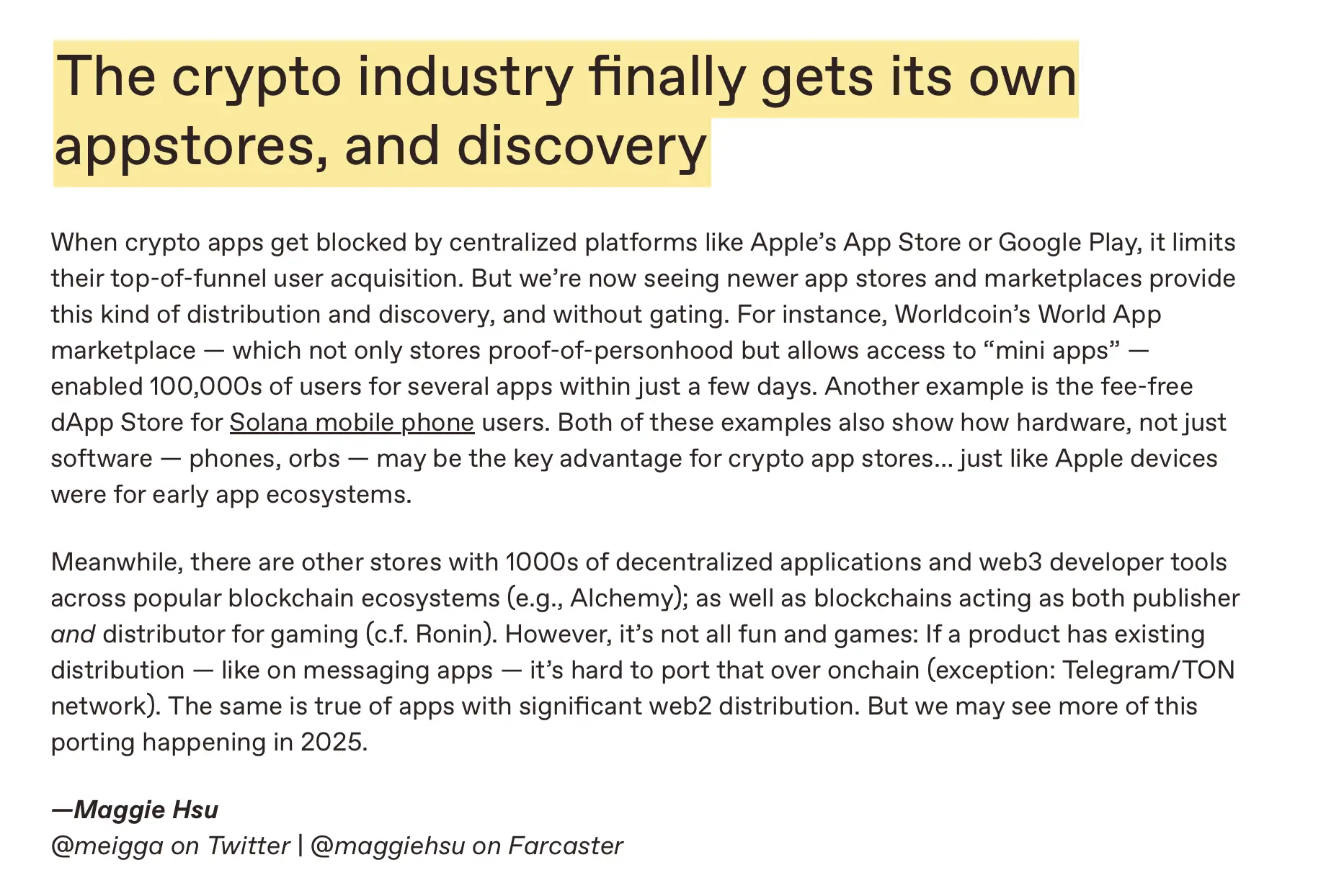 a16z crypto の「2025年暗号予測」からの延長:来年最も注目すべきトッププロジェクトは何ですか?