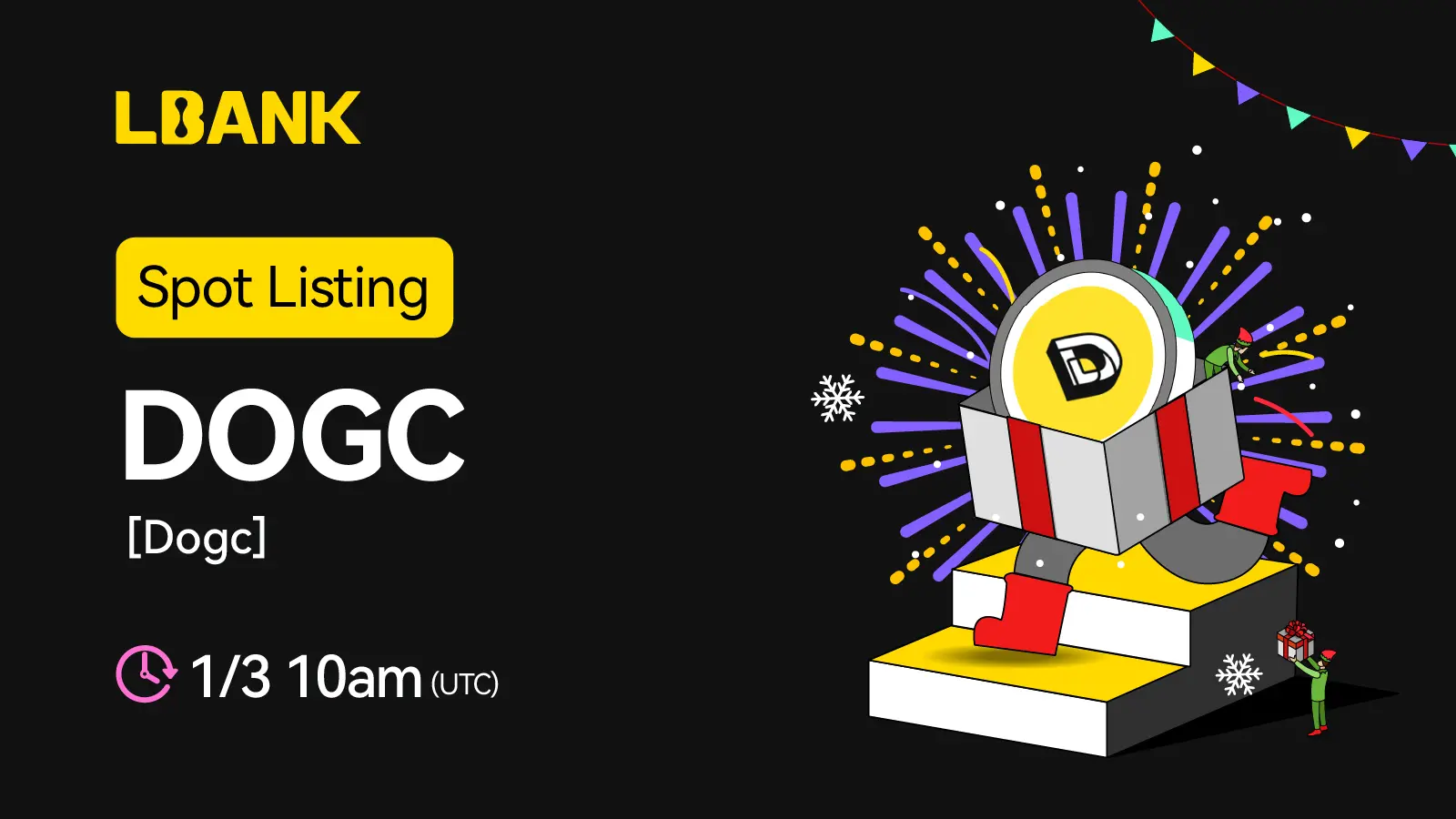 The Doge Chaser project token DOGC will be launched on LBank Innovation Zone on January 3rd