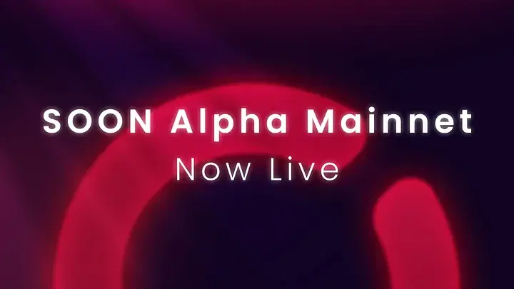 SOONはAlphaメインネットの正式な立ち上げを発表し、$SOONトークンエコノミクスを発表しました。