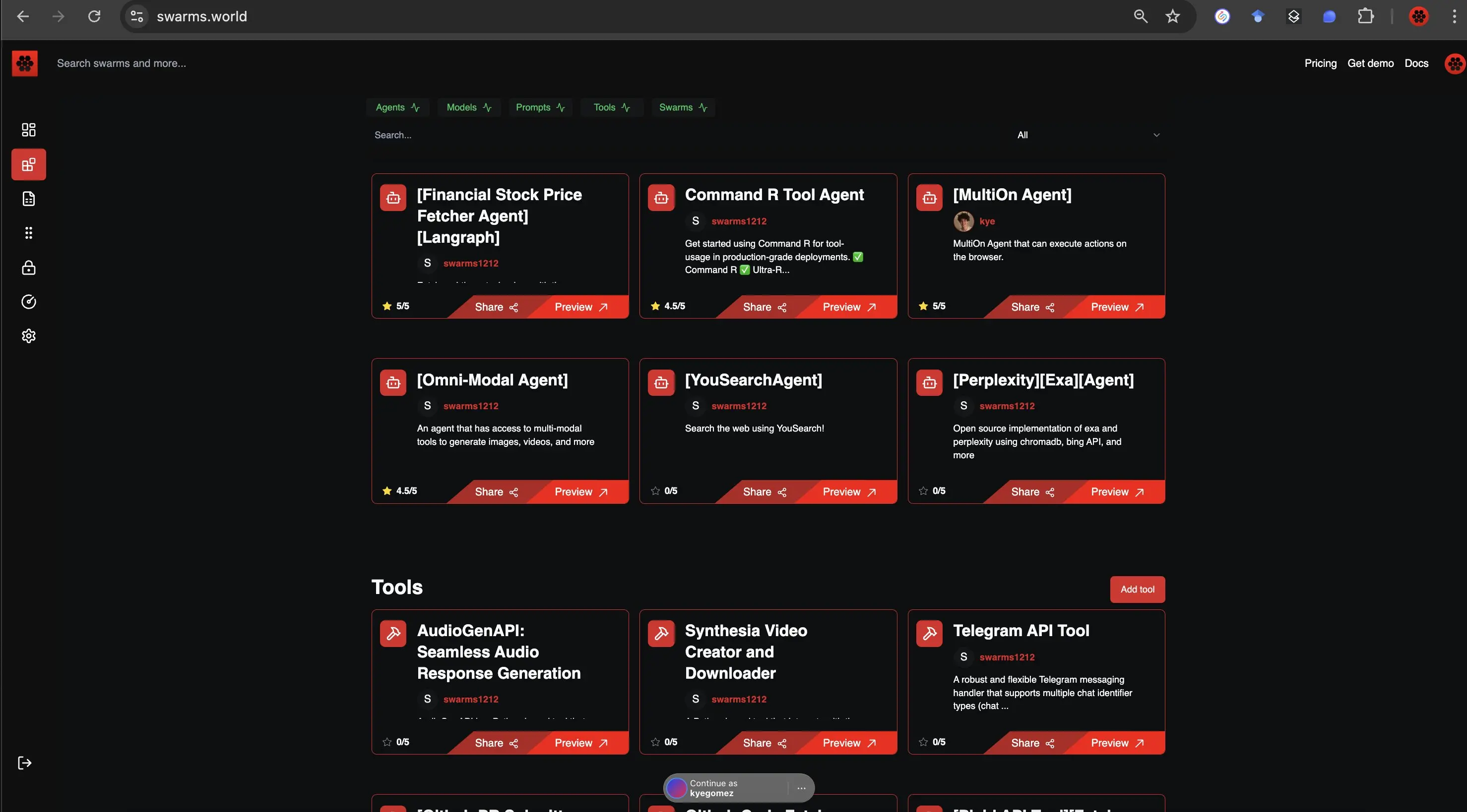swarms 시장이 자동 생성 및 업로드, swarms 토큰을 사용한 매매 대행 등 새로운 기능을 곧 출시할 예정입니다