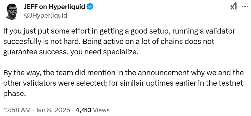 ノードオペレーターが公開書簡を発表し、Hyperliquidの中央集権APIが再び論争を引き起こした。