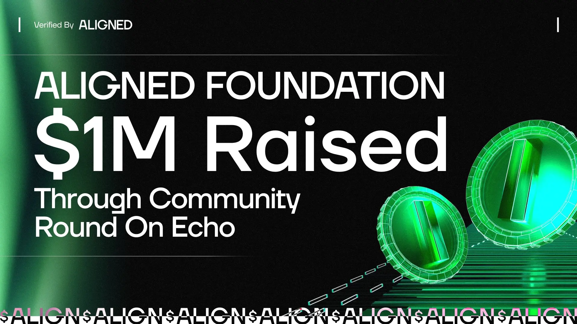 Aligned 基金會完成 100 萬美元社區融資