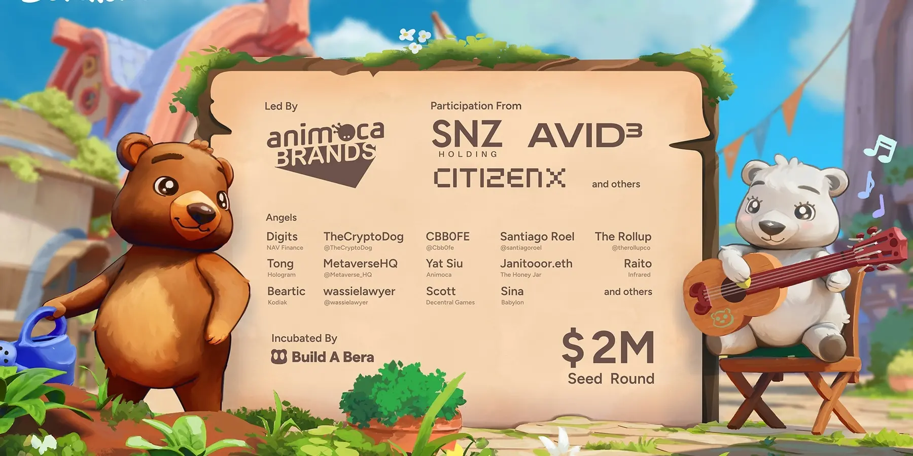 BerachainエコゲームプロジェクトBeratoneが200万ドルのシードラウンド資金調達を発表しました。