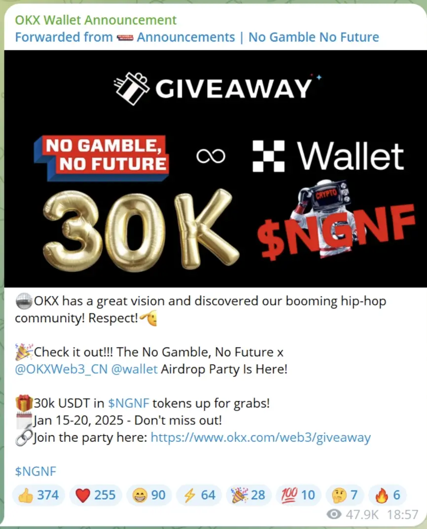 $NGNF: From a Song to a MEME Community