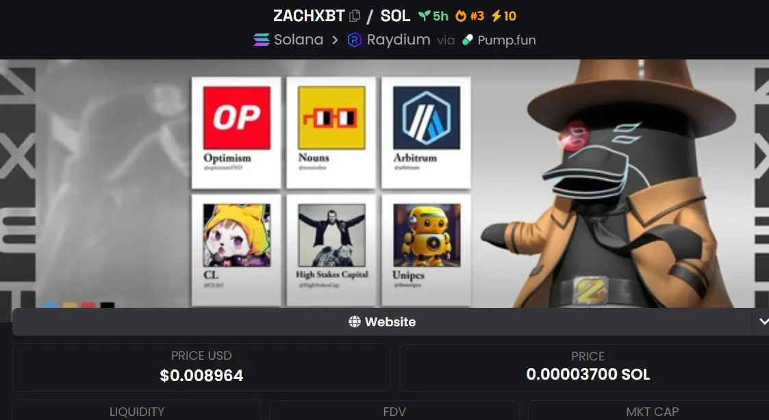 链上侦探ZachXBT和价值390万美元的Meme币:屠龙者反成恶龙?