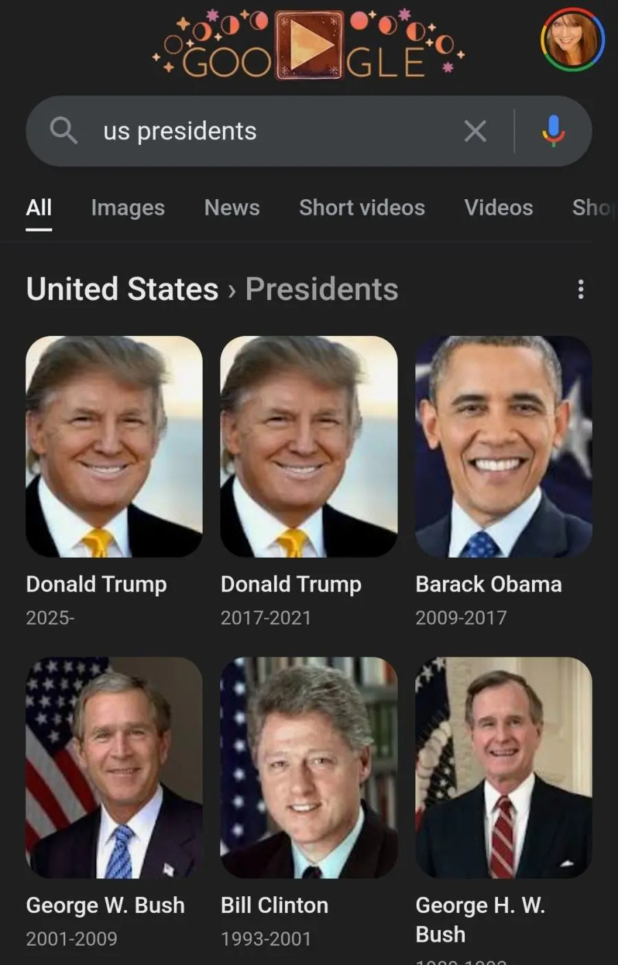 바이든이 “미국 대통령” 검색 결과에서 “사라졌다”, 구글 응답: 데이터 오류