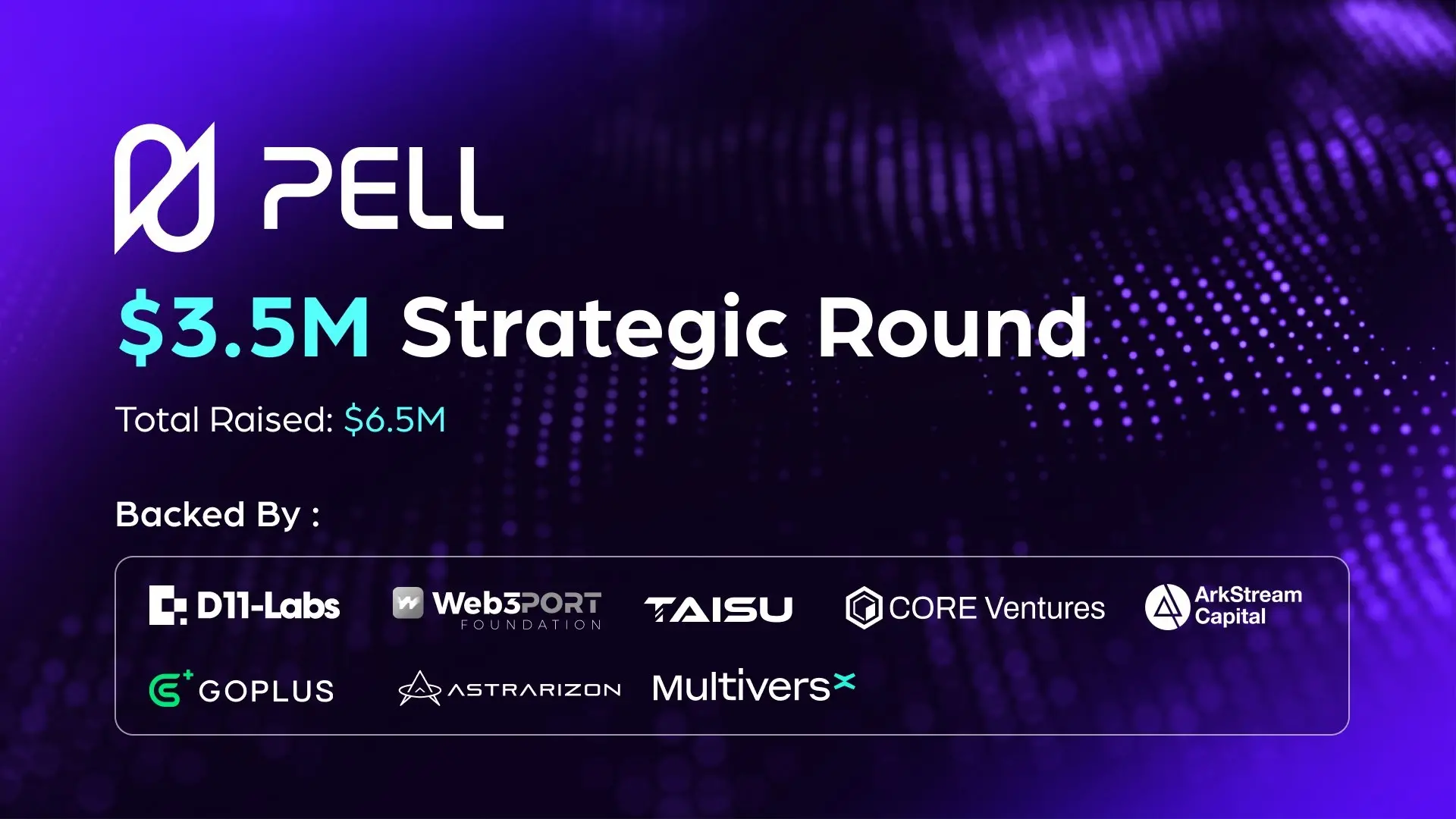 ビットコインエコシステム AVS プラットフォーム Pell Network が 350 万ドルの戦略的ラウンドの資金調達を完了し、D11-Labs などが参加しました。