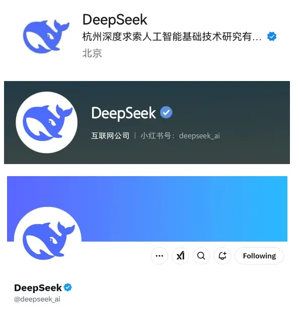 DeepSeekは公式チャンネルを明確にし、偽アカウントや虚偽情報に警戒するよう呼びかけています。
