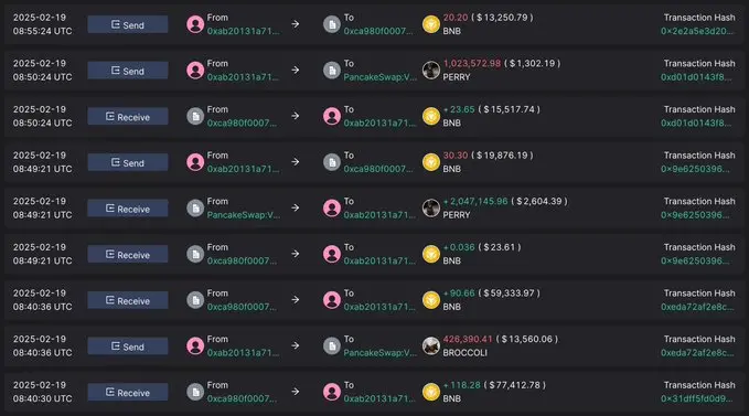 数据：某聪明钱地址在币安 Alpha 公告发布后购买相应代币赚取 11.25 万美元
