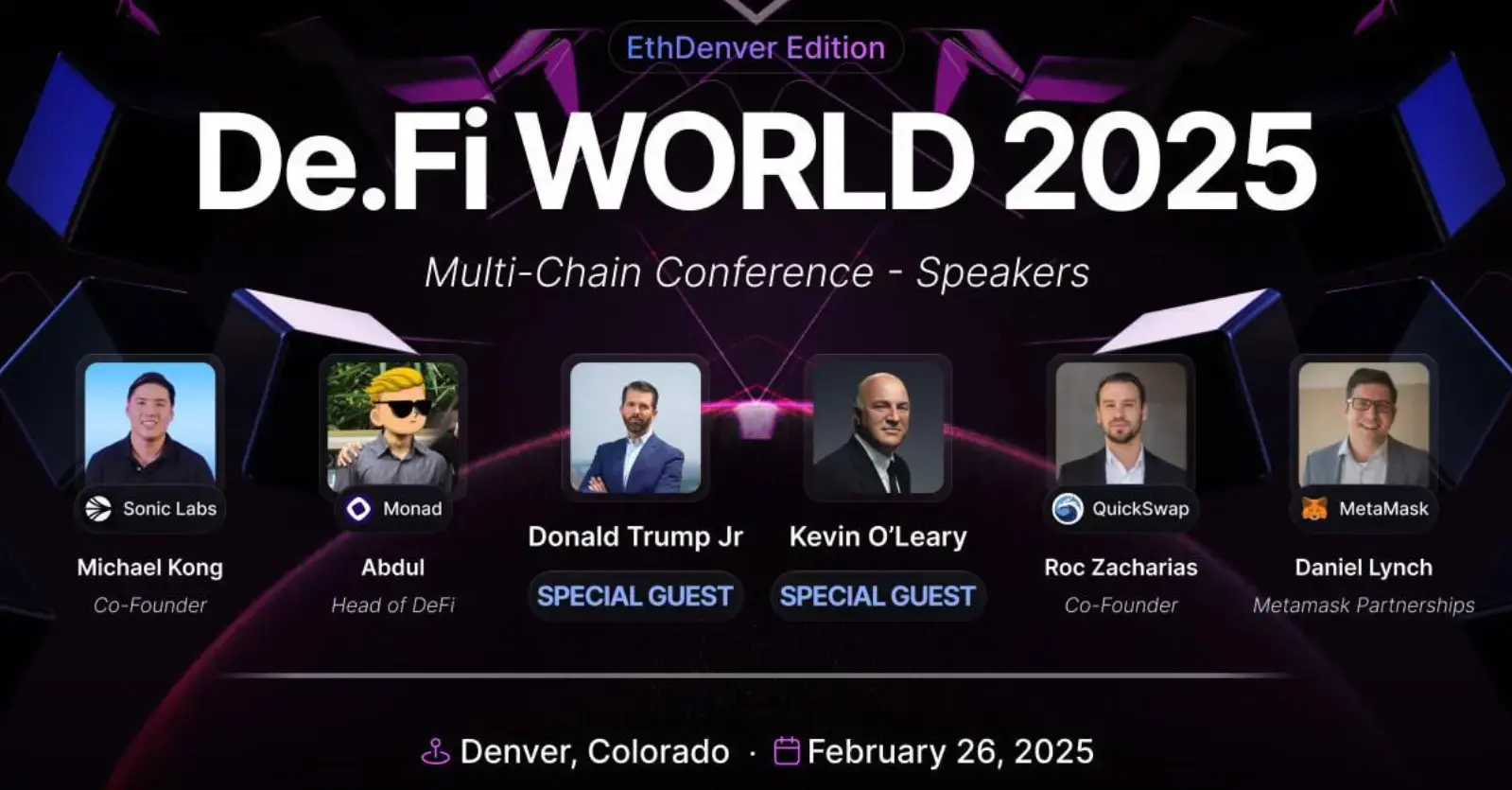 トランプの次男ETHデンバー2025対話全文：新人に小額での参加を提案し、DeFiを継続的に学ぶこと。