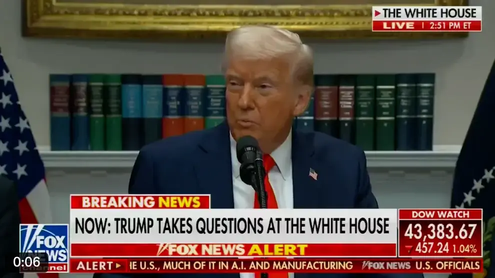 美股蒸发 1.5 万亿、加密货币蒸发 3 千亿，特朗普总统开了场超贵的新闻公告会