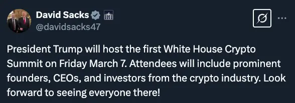 Digging deep into the White House crypto summit, who are the 25 mysterious seats?