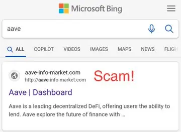 MistTrack: Bing 광고를 이용한 피싱 사기에 주의하세요