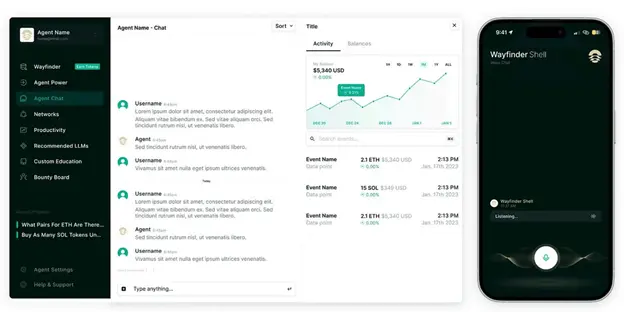 Wayfinder: Reshaping On-Chain Interaction Frontend with AI Agents to Promote the Popularization of On-Chain Transactions