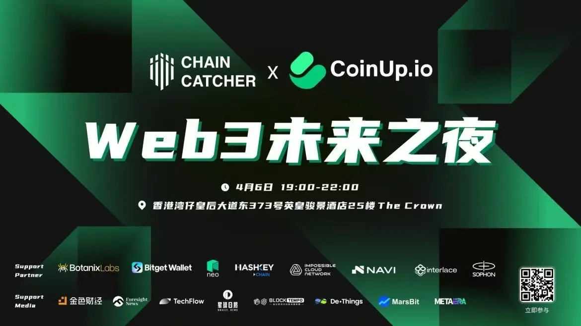 ChainCatcher and CoinUp.io co-host