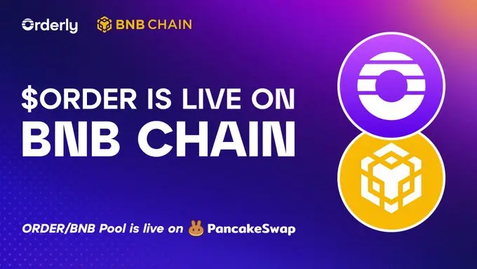 $ORDER는 이제 BNBCHAIN에서 사용할 수 있습니다