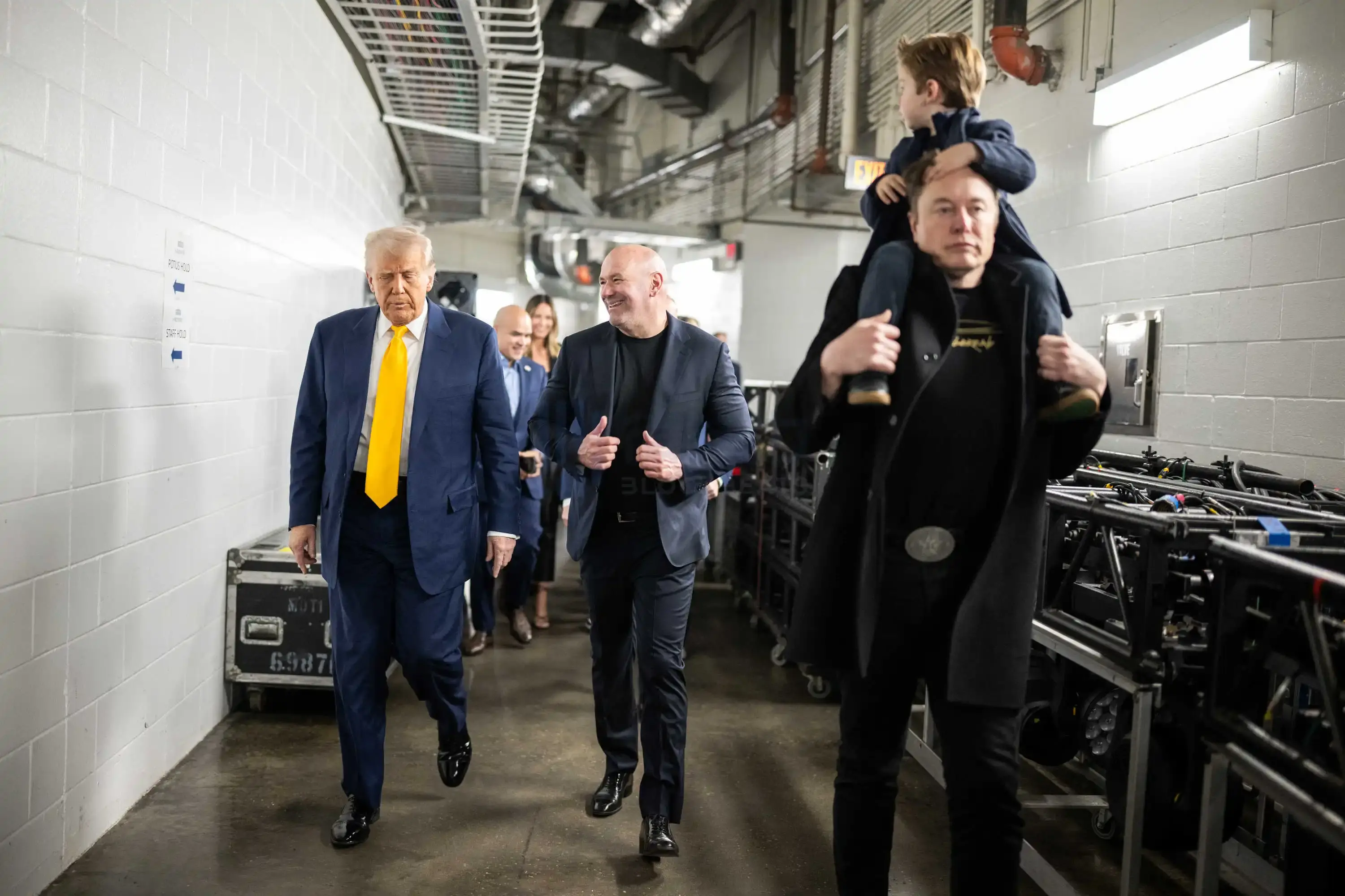 特朗普与马斯克周末共同出席迈阿密 UFC 314 比赛，成为首位出席 UFC 活动的现任总统