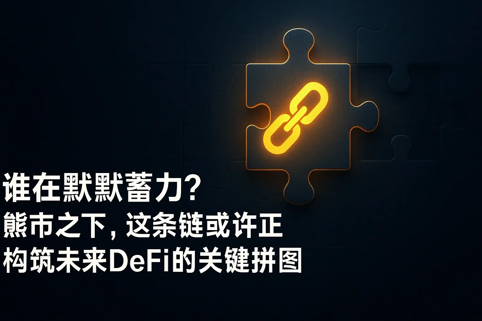 誰が静かに力を蓄えているのか？熊市の中、このチェーンはおそらく未来のDeFiの重要なパズルを構築している。