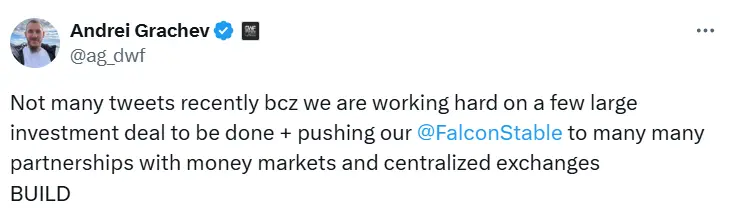 DWF Labs 合伙人：团队正在推进数个大型投资项目