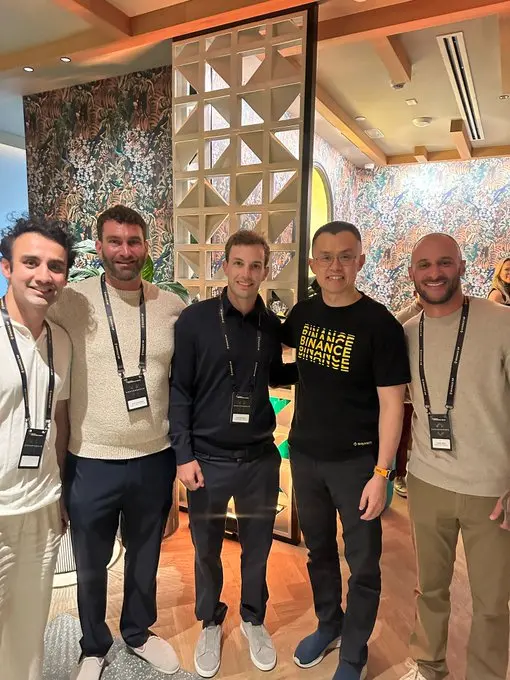 特朗普加密项目 WLFI 的三位联创今日与赵长鹏在阿布扎比会面