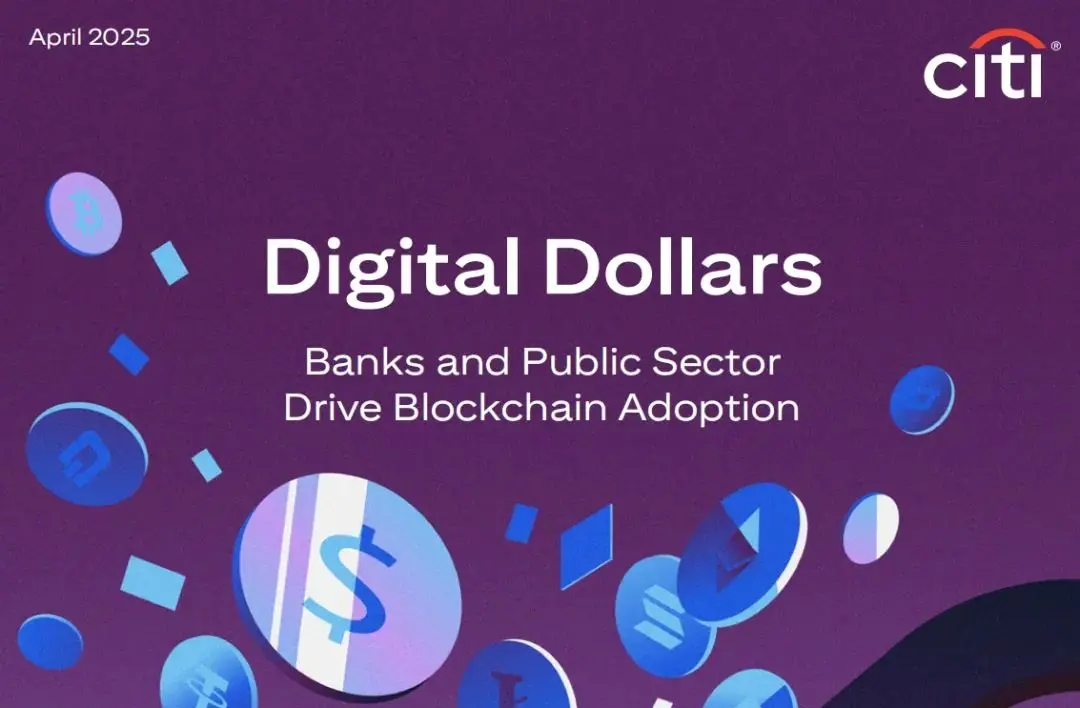 花旗“稳定币”研报：数字美元，从密码朋克到政府银行