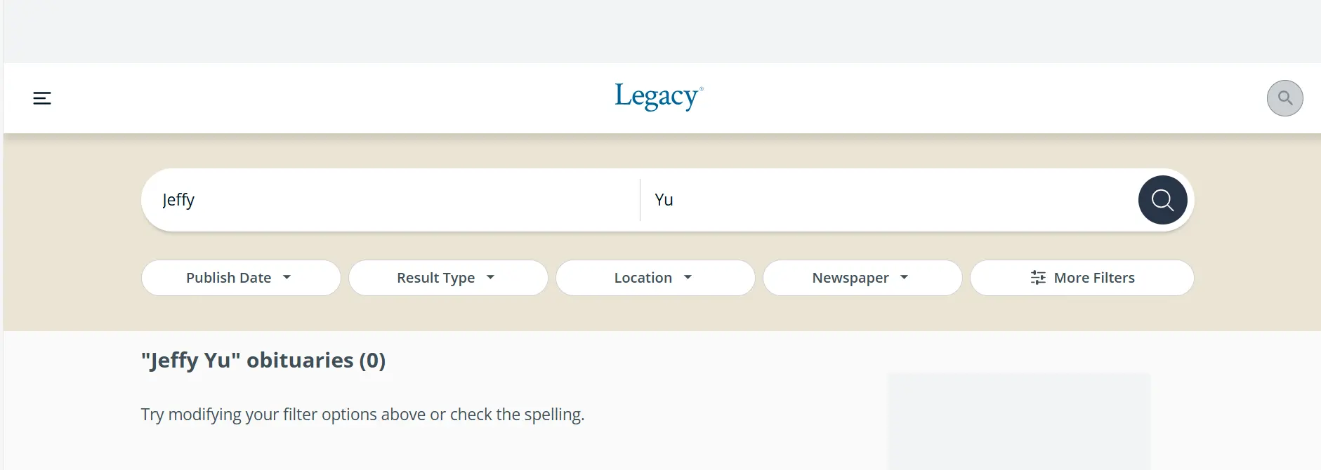 訃告平台 Legacy 疑似刪除 Zerebro 聯創 Jeffy Yu 去世公告
