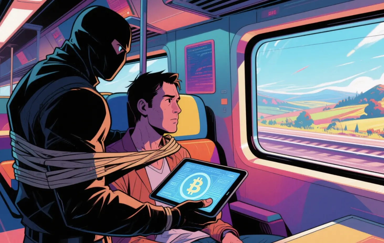 Cryptocurrency wealth attracts