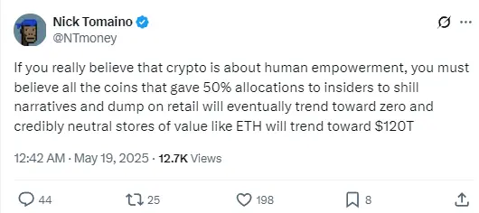 1confirmation 创始人：ETH 中性价值存储规模或将趋向于达到 120 万亿美元