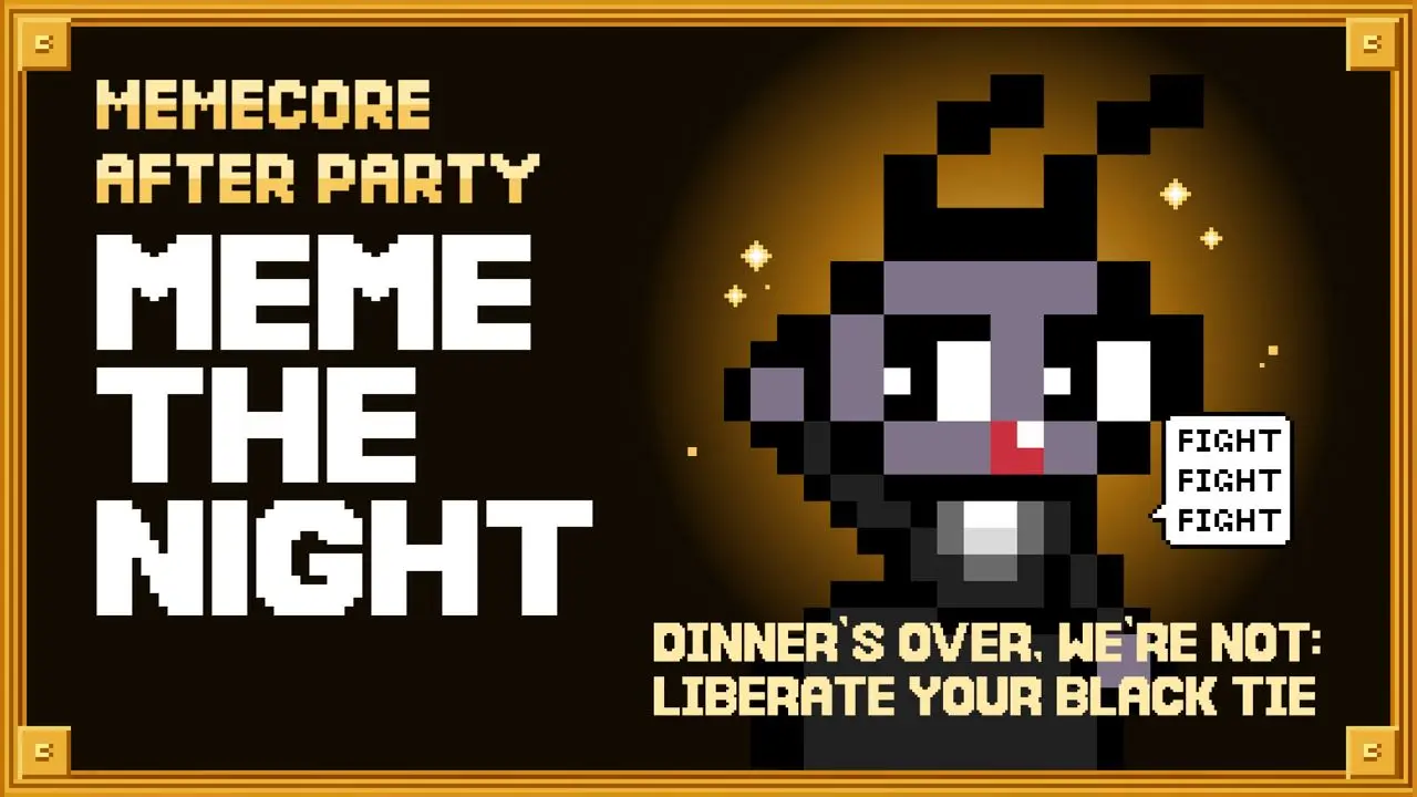 MemeCore は $TRUMP の第二大保有者としてトランプの晩餐会に出席し、トランプが演説を行った。