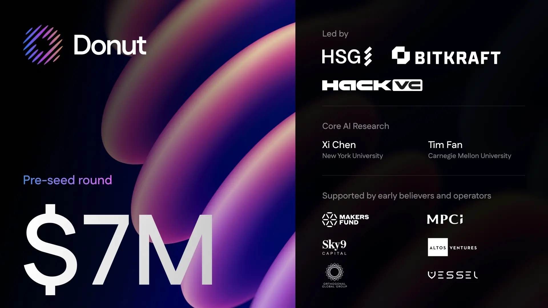 代理加密浏览器 Donut Labs 完成 700 万美元种子轮融资，HSG 等领投