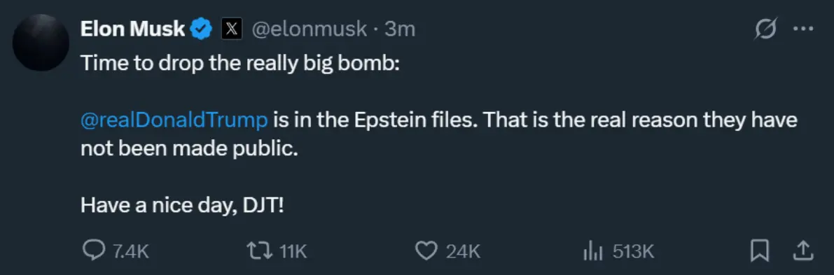 The U.S. stock market is overturned, Bitcoin plummets, and Musk and Trump 