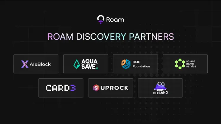 Roam Discovery ecosystem adds 7 new projects to collaboratively promote the large-scale implementation of Web3 applications