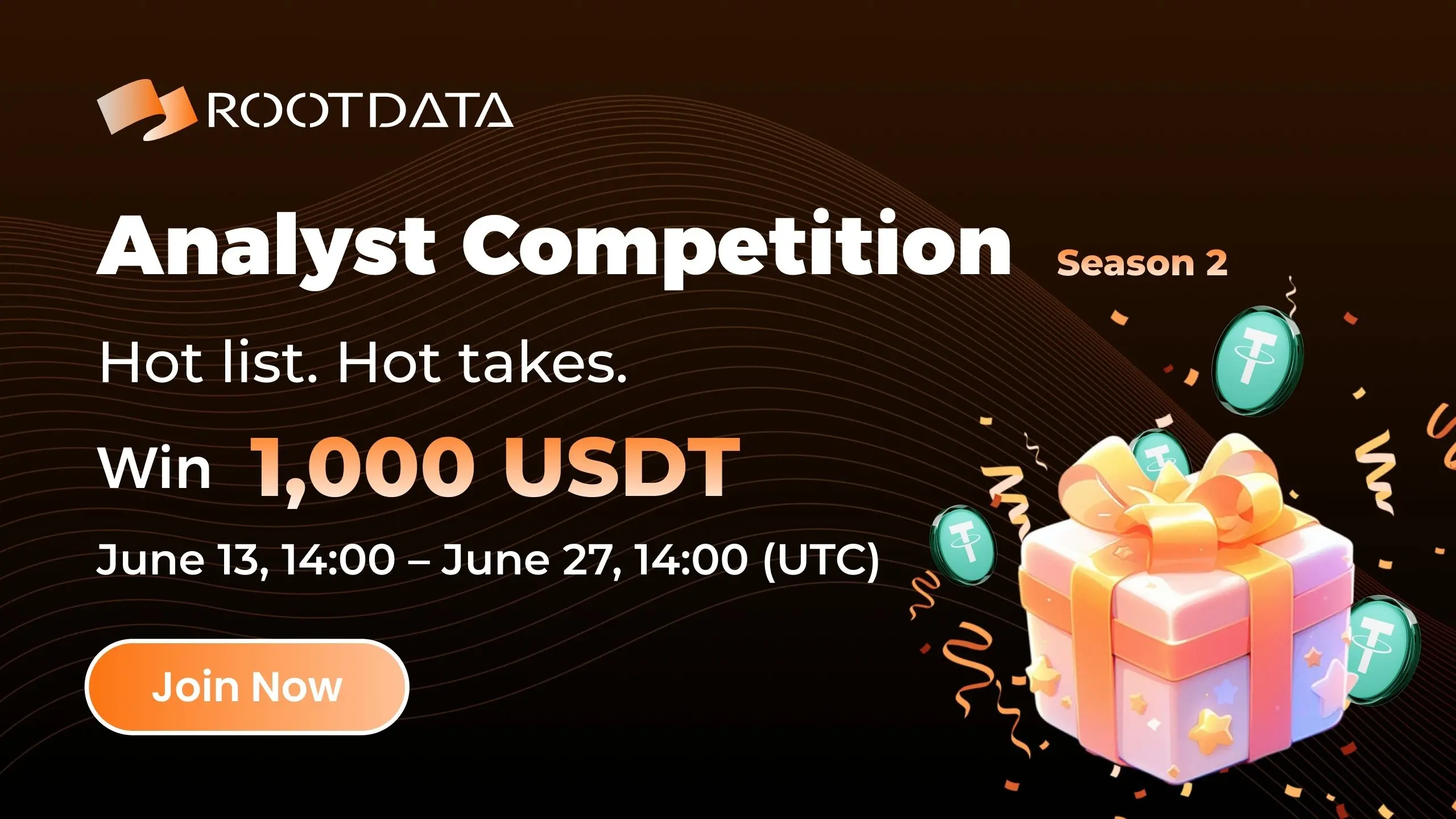 RootData 启动第二届分析师竞赛，奖池 1000 美元​