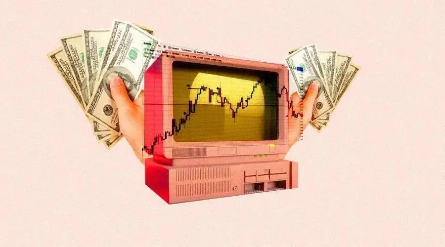 暗号ギャンブル犬の画像：運の餌、K線の囚人