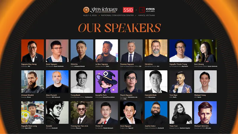 GM Vietnam 2025: Co-hosted by SSID and Kyros Ventures, creating a Web3 hub in Southeast Asia