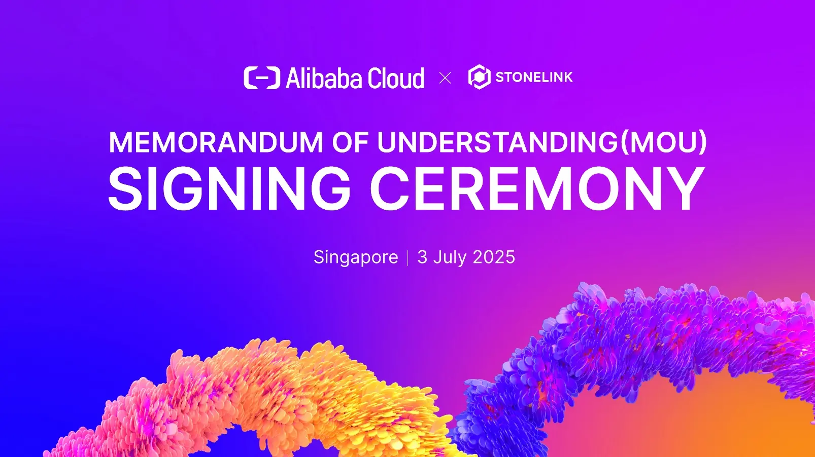 StoneLink 與阿里雲國際簽署戰略合作，聯手推動數字科技與智能化發展