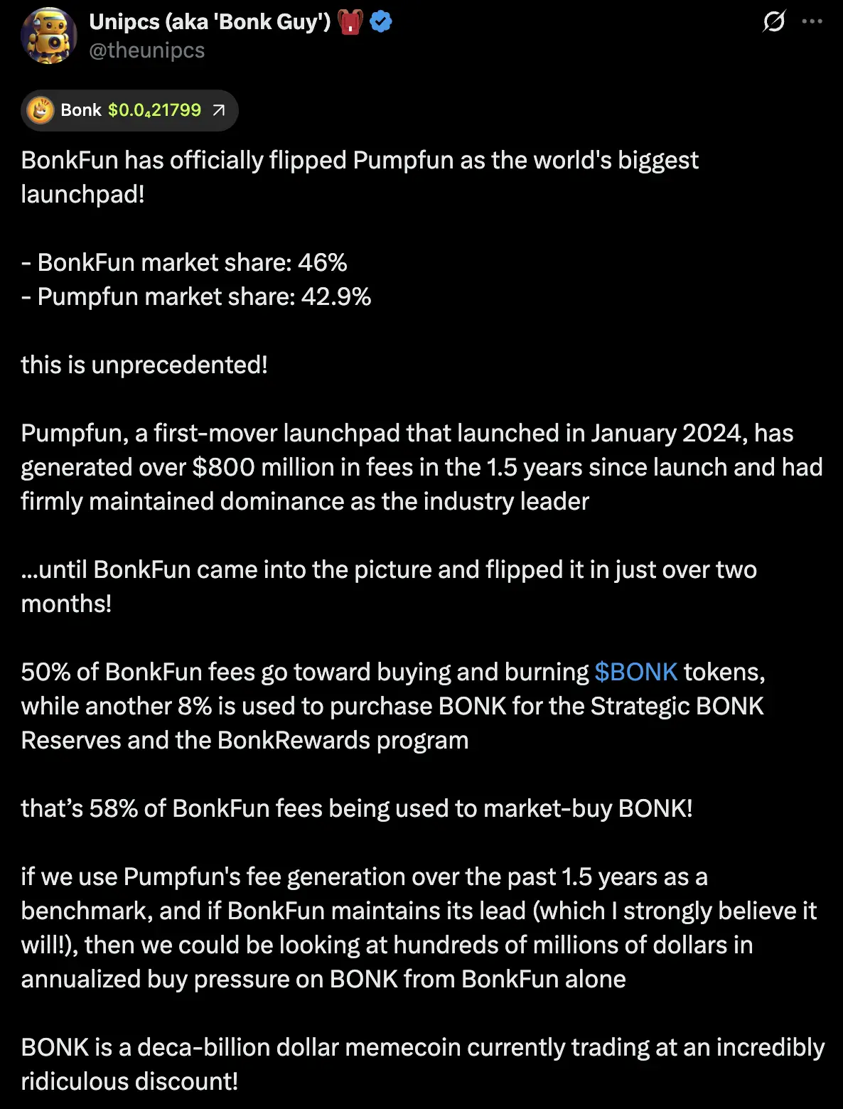 Comprehensive suppression of Pump.fun, what has LetsBonk been up to recently?