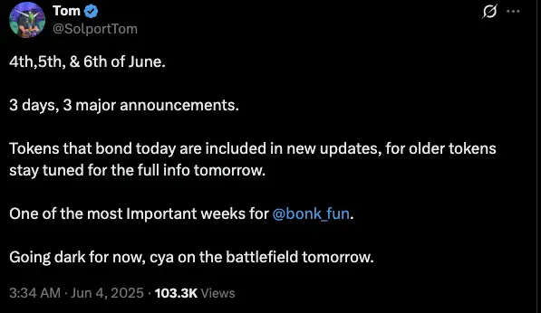 Comprehensive suppression of Pump.fun, what has LetsBonk been up to recently?