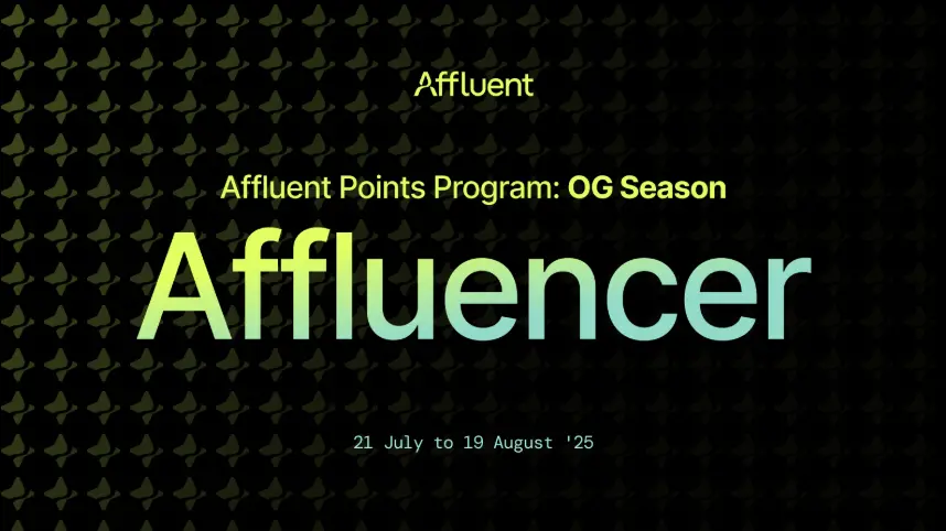 Affluent officially launches the points program: How to become an OG season