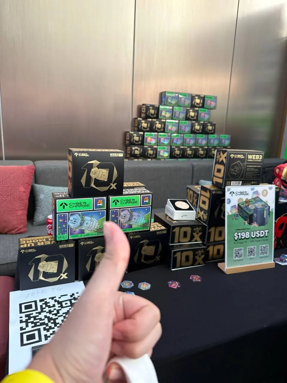 CyberChargeがANOMEの屋上パーティーに登場し、新世代のスマートデバイスを展示し、NFT発行計画を発表しました。
