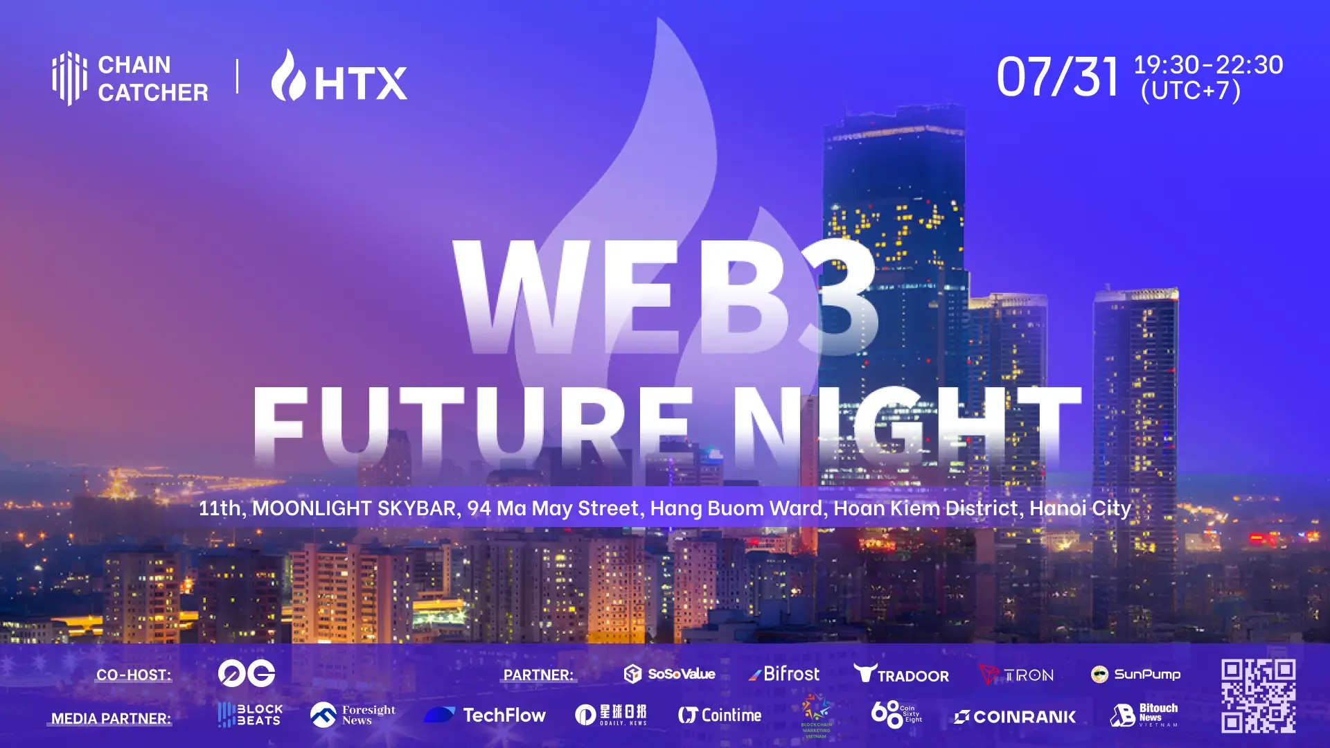 Countdown to the Grand Event in Hanoi, Vietnam: ChainCatcher × HTX 